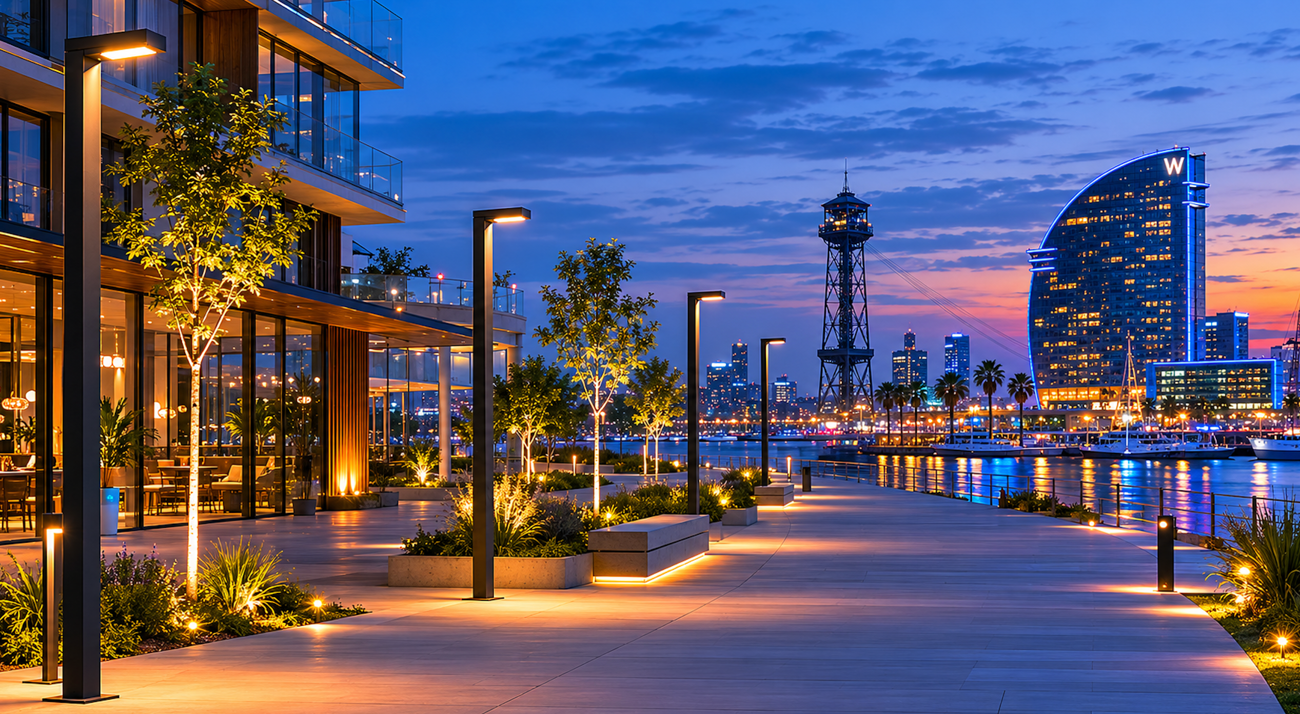 Lighting sourcing in Barcelona and China